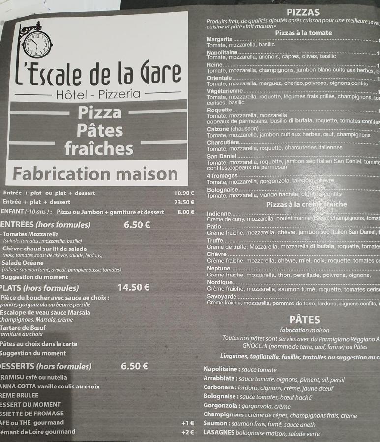 L'Escale De La Gare Hotel Saumur Kültér fotó